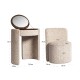 TOCADOR  ROXENNE BEGE LEOPARD DRESSING TABLE RICHIMOND 216081